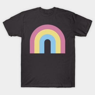 Pansexual Flag Rainbow Design T-Shirt